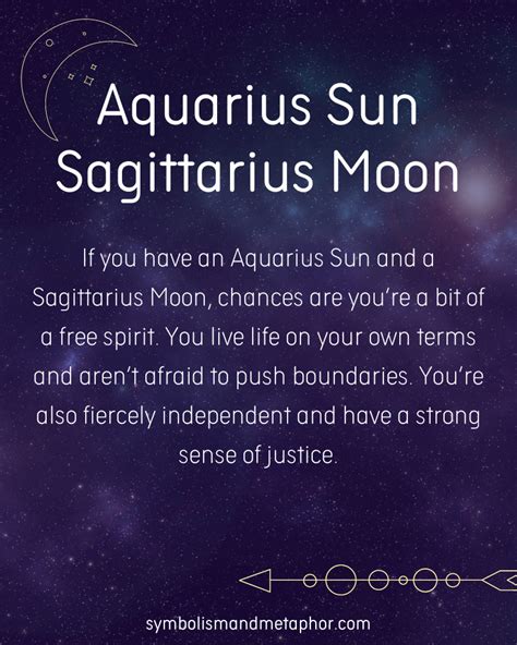 aquarius moon and sagittarius moon